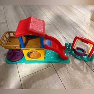 Fisher-Price Little People Playground and school bus set